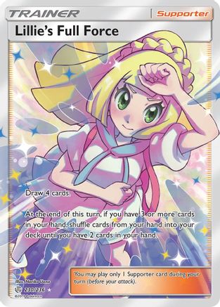 Lillie's Full Force 230/236 - Cosmic Eclipse Pokemon Holofoil