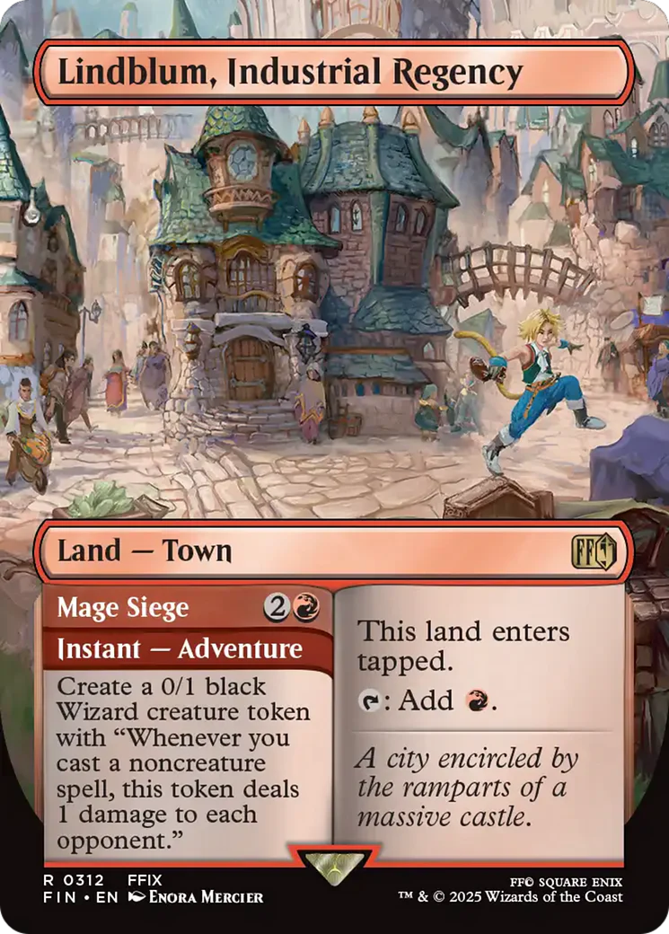 Lindblum, Industrial Regency // Mage Siege (FIN-312) - FINAL FANTASY - Magic The Gathering