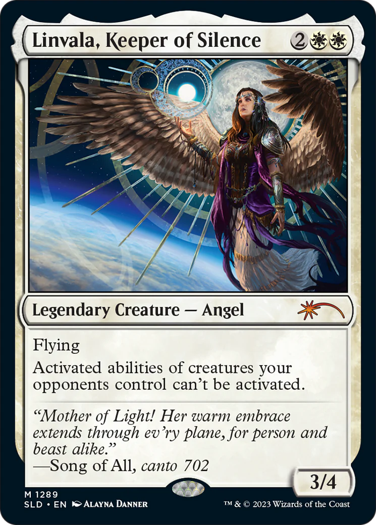 FOIL Linvala, Keeper of Silence (SLD-1289) - Secret Lair Drop - Magic The Gathering