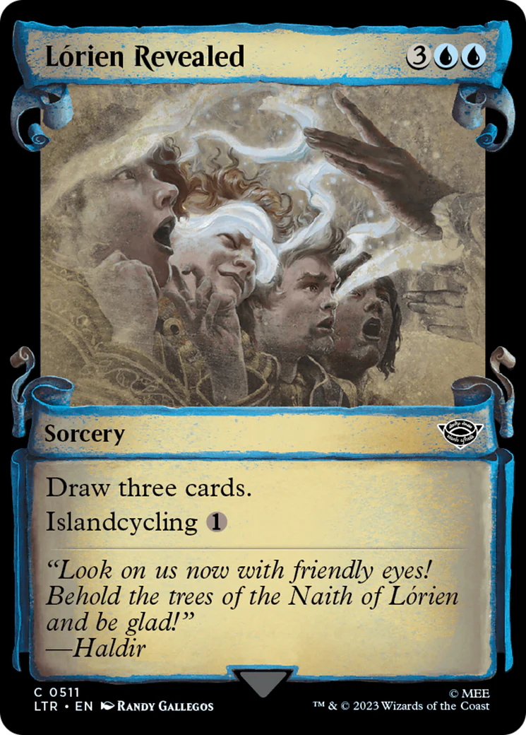 FOIL Lorien Revealed (Showcase Scrolls) (LTR-511) - The Lord of the Rings: Tales of Middle-earth - Magic The Gathering