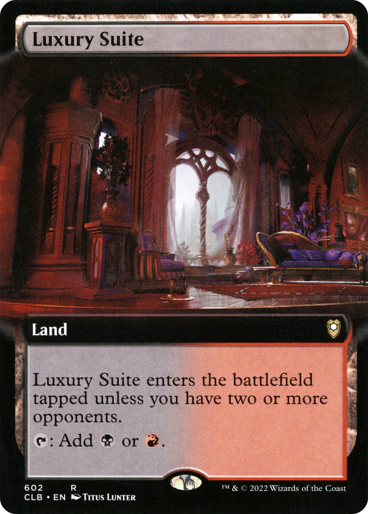 Luxury Suite (Extended Art) (CLB-602) - Commander Legends: Battle for Baldur's Gate - Magic The Gathering
