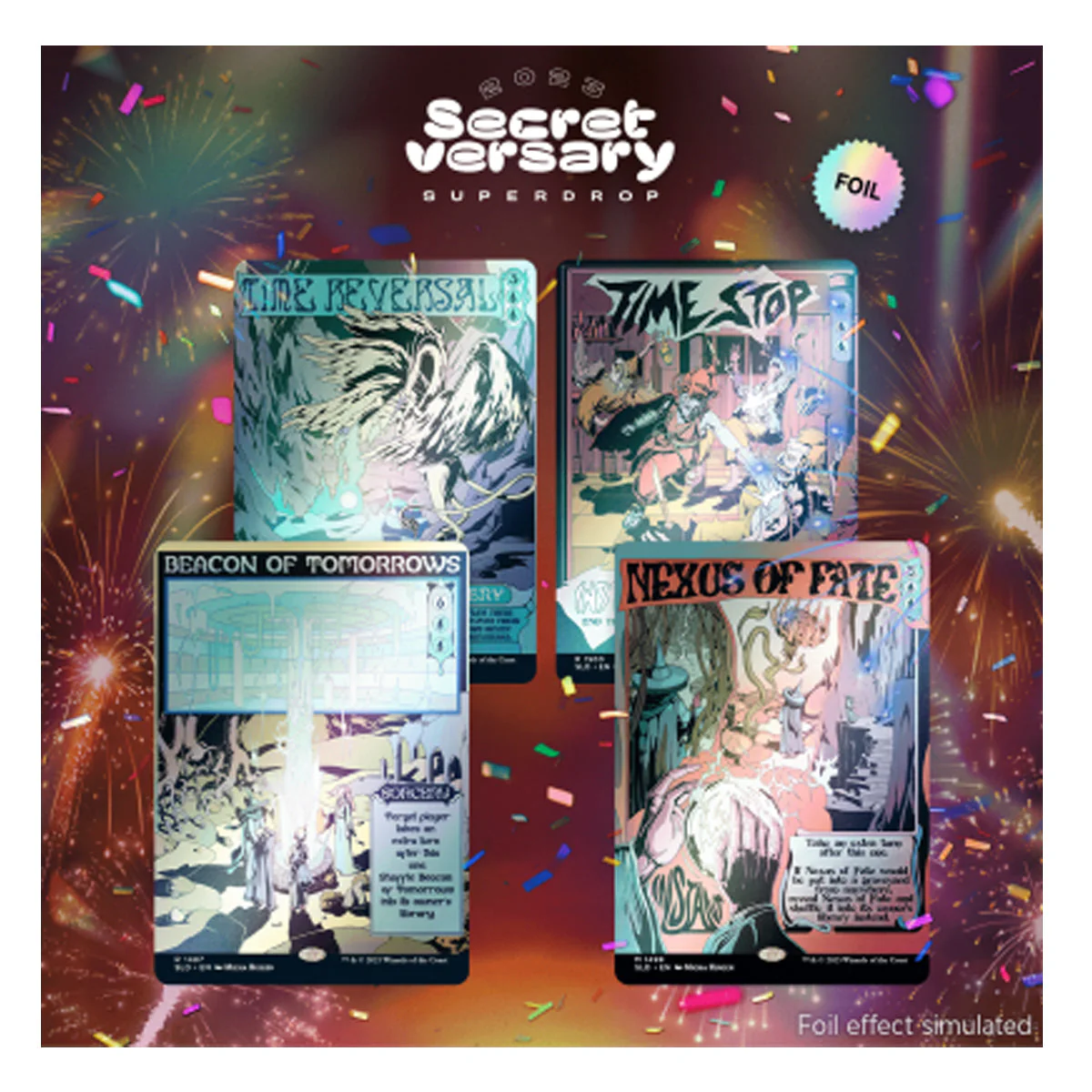 Magic Secret Lair Tales of the Time Stoppers Foil Edition