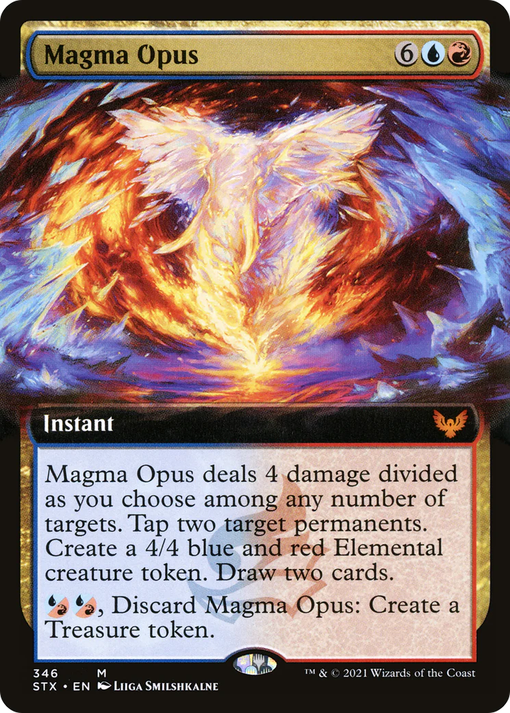 FOIL Magma Opus (Extended Art) (STX-346) - Strixhaven: School of Mages - Magic The Gathering