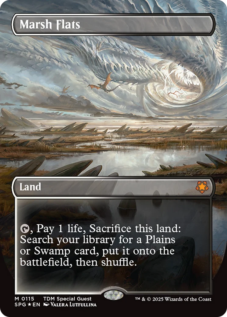 FOIL Marsh Flats (SPG-115) - Special Guests - Magic The Gathering