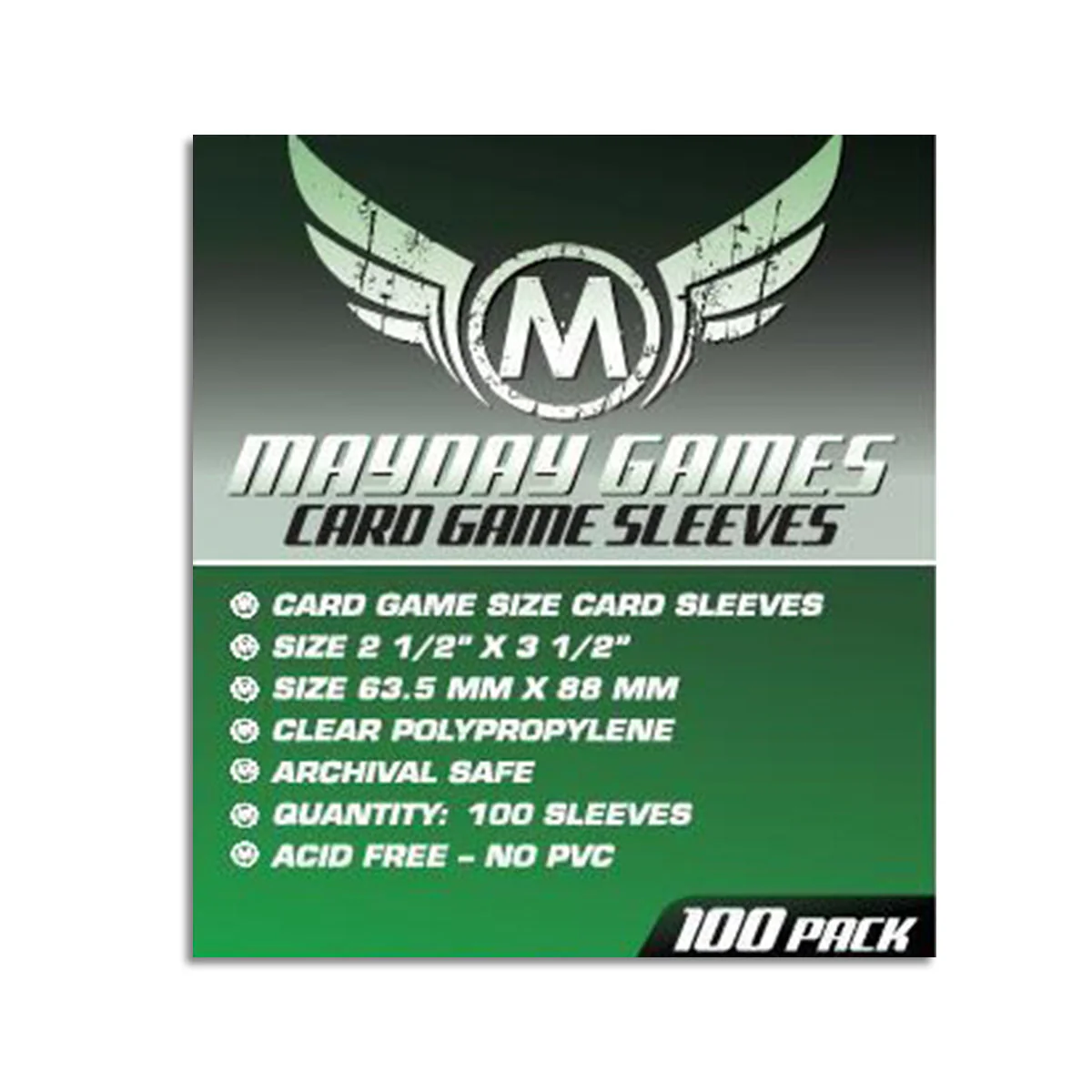 Mayday Card Sleeves Pack of 100 63.5 X 88 MM - Image 2