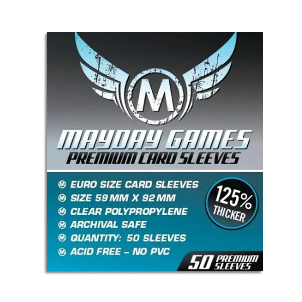 Mayday Premium Euro Card Sleeves Pack of 50 59 X 92 MM - Image 2