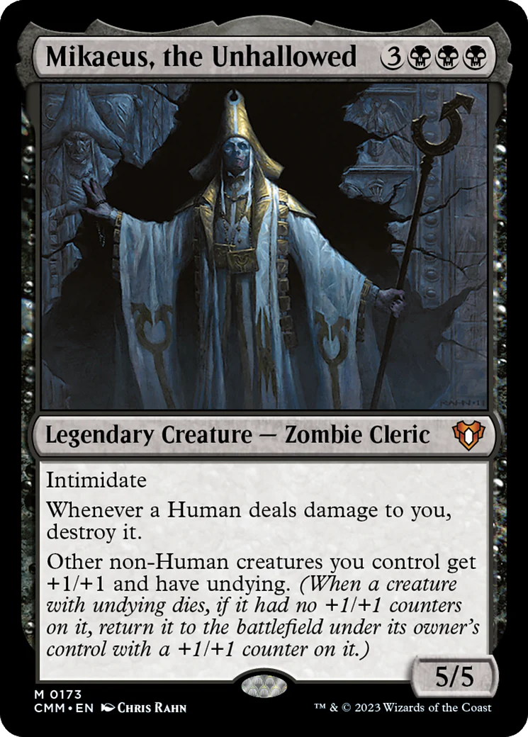 FOIL Mikaeus, the Unhallowed (CMM-173) - Commander Masters - Magic The Gathering