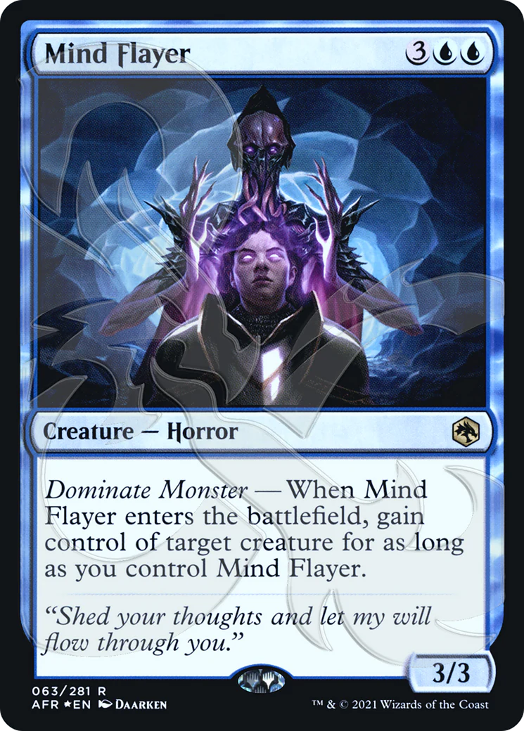 FOIL Mind Flayer (AFR&-63A) - Adventures in the Forgotten Realms Promos - Magic The Gathering