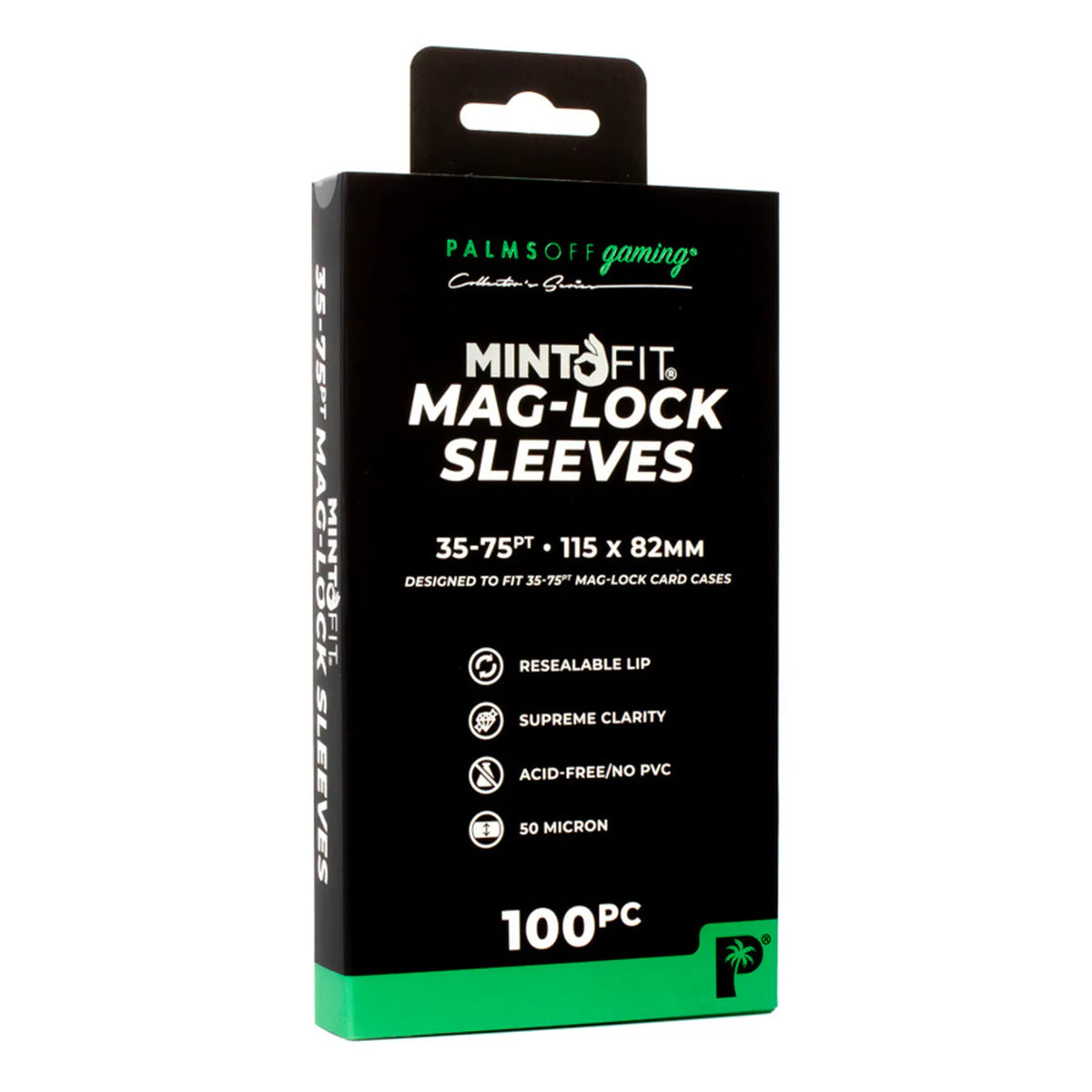 Mint-Fit Mag-Lock Card Case Sleeves (35pt-75pt) - 100pc