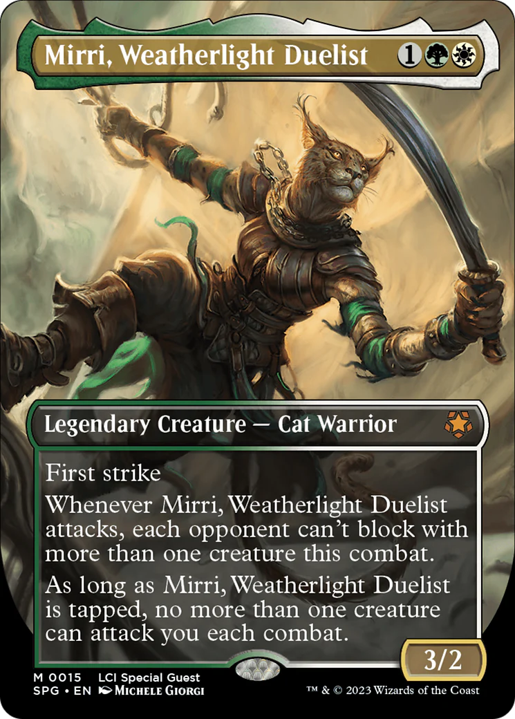 Mirri, Weatherlight Duelist (Borderless) (SPG-015) - Special Guests - Magic The Gathering