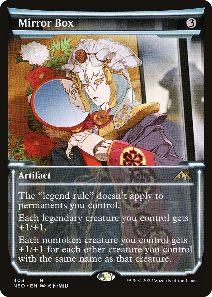 FOIL Mirror Box (Showcase) (NEO-403) - Kamigawa: Neon Dynasty - Magic The Gathering