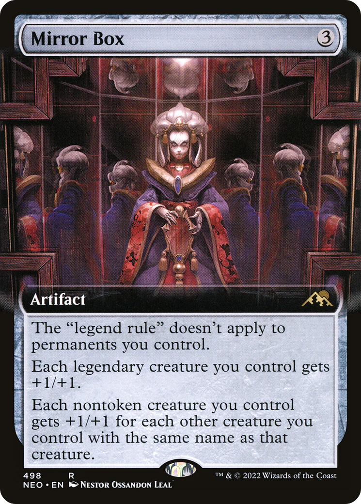 FOIL Mirror Box (Extended Art) (NEO-498) - Kamigawa: Neon Dynasty - Magic The Gathering