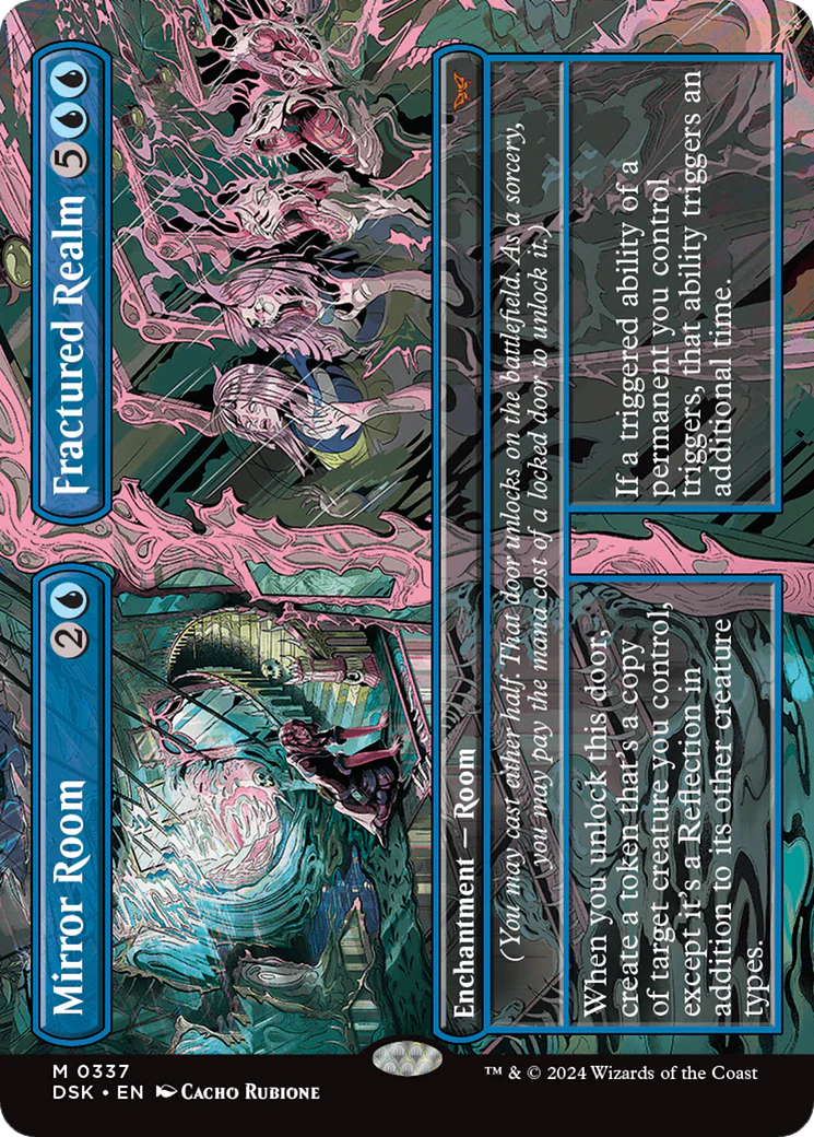 Mirror Room // Fractured Realm (DSK-337) - Duskmourn: House of Horror - Magic The Gathering