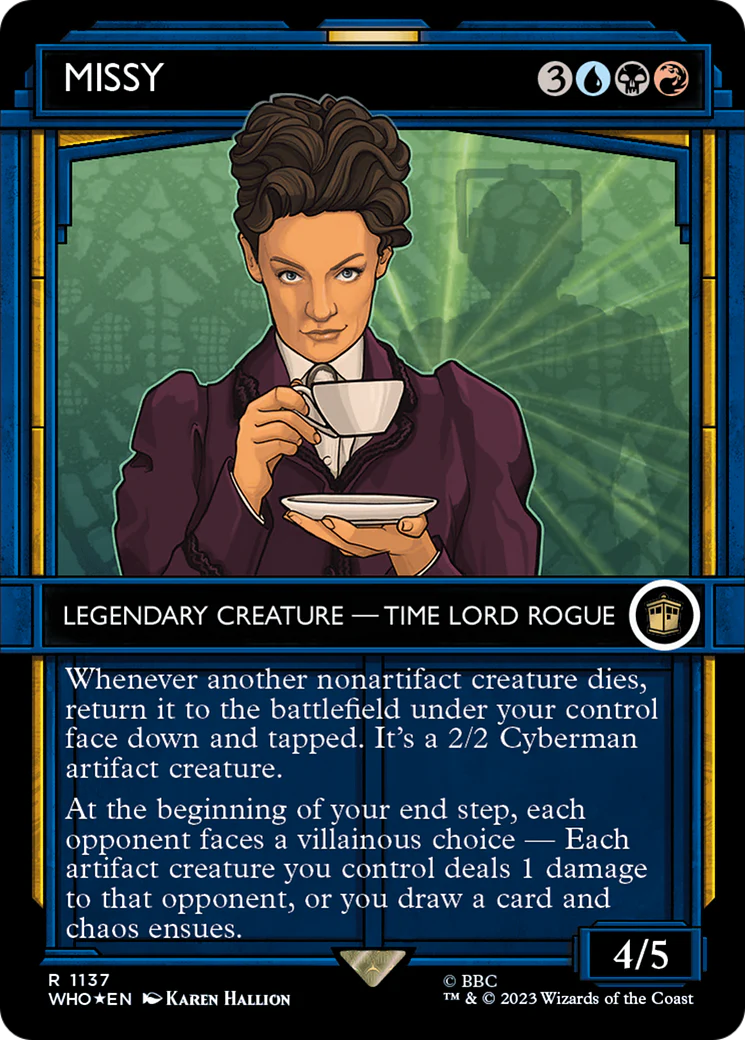 FOIL Missy (Showcase) (Surge Foil) (WHO-1137) - Doctor Who - Magic The Gathering