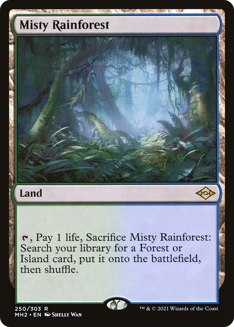 Misty Rainforest (MH2-250) - Modern Horizons 2 - Magic The Gathering