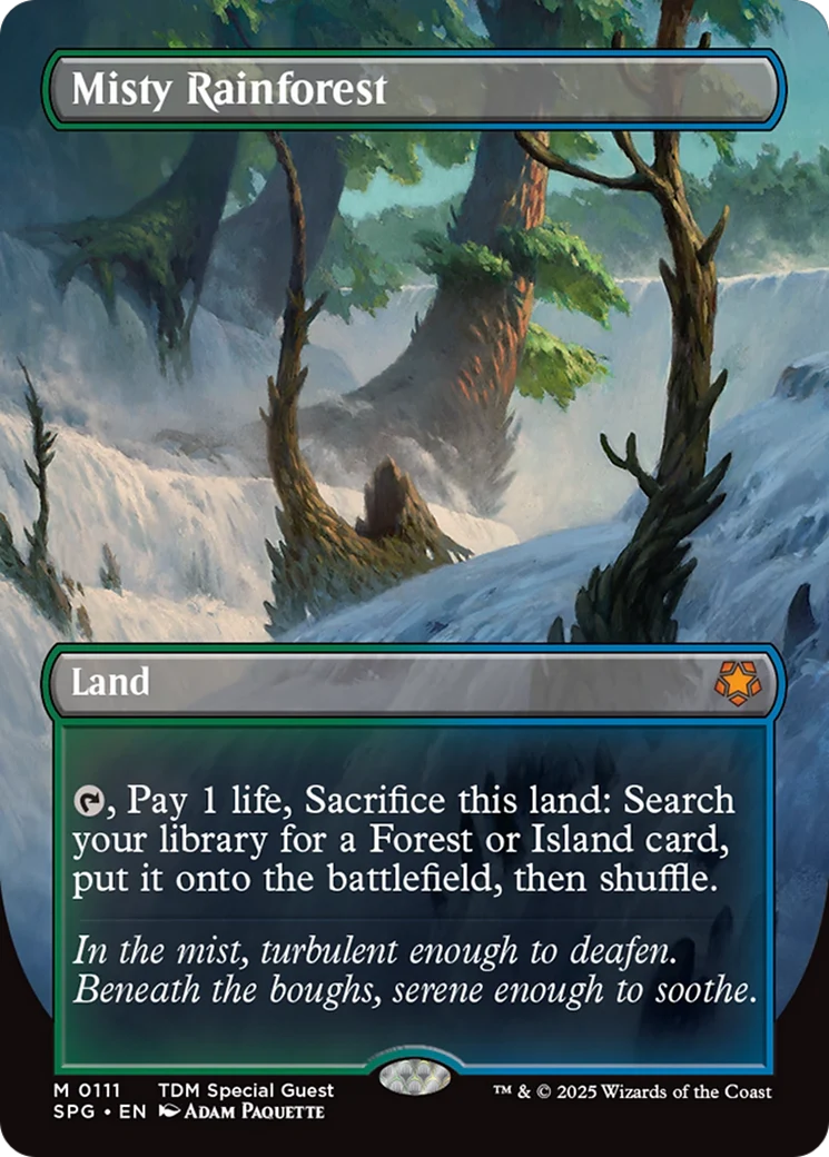 FOIL Misty Rainforest (SPG-111) - Special Guests - Magic The Gathering