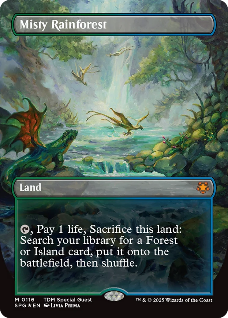 FOIL Misty Rainforest (SPG-116) - Special Guests - Magic The Gathering