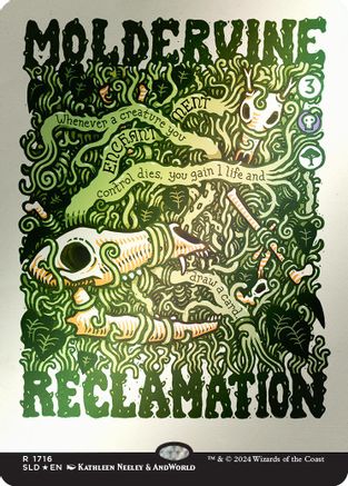 FOIL Moldervine Reclamation (Rainbow Foil) (SLD-1716) - Secret Lair Drop Series - Magic The Gathering