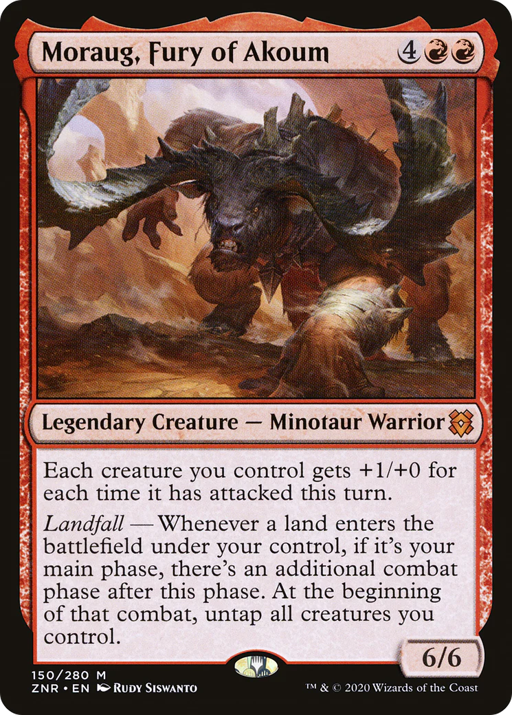Moraug, Fury of Akoum (ZNR-150) - Zendikar Rising - Magic The Gathering