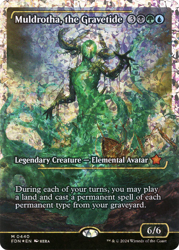 FOIL Muldrotha, the Gravetide (FDN-440) - Foundations - Magic The Gathering