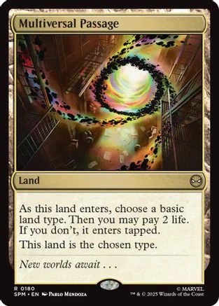 Multiversal Passage (SPM-180) - Marvel's Spider-Man - Magic The Gathering