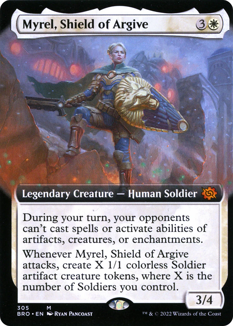 Myrel, Shield of Argive (Extended Art) (BRO-305) - The Brothers' War - Magic The Gathering