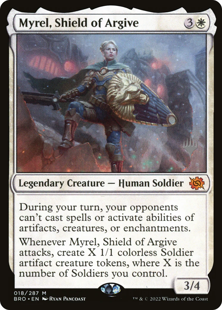 Myrel, Shield of Argive (PPBRO-18P) - The Brothers' War Promos - Magic The Gathering