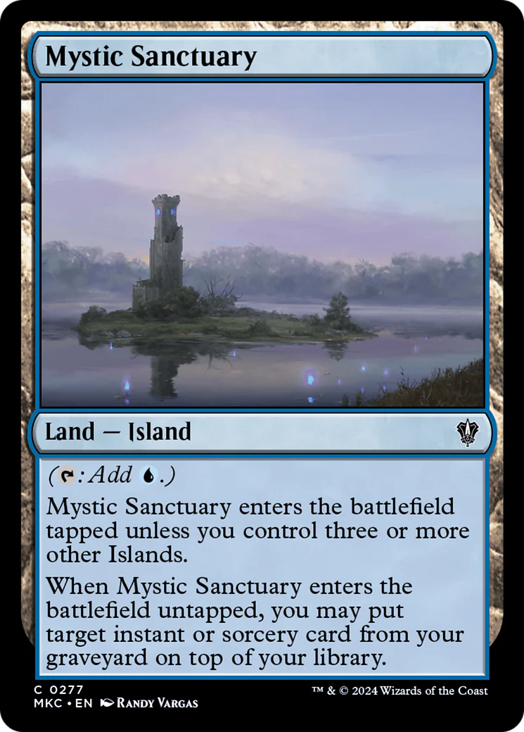 Mystic Sanctuary (MKC-277) - Murders at Karlov Manor Commander - Magic The Gathering