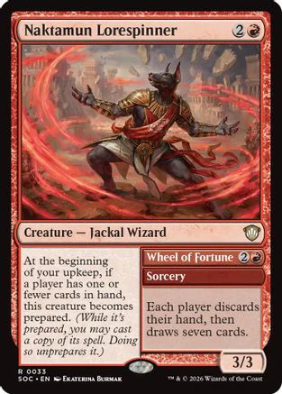 Naktamun Lorespinner (SOC-033) - Commander: Secrets of Strixhaven - Magic The Gathering