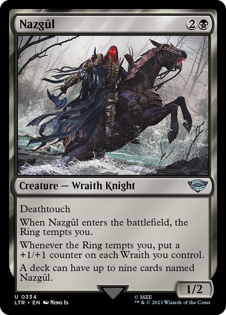 Nazgul (0334) (LTR-334) - The Lord of the Rings: Tales of Middle-earth - Magic The Gathering