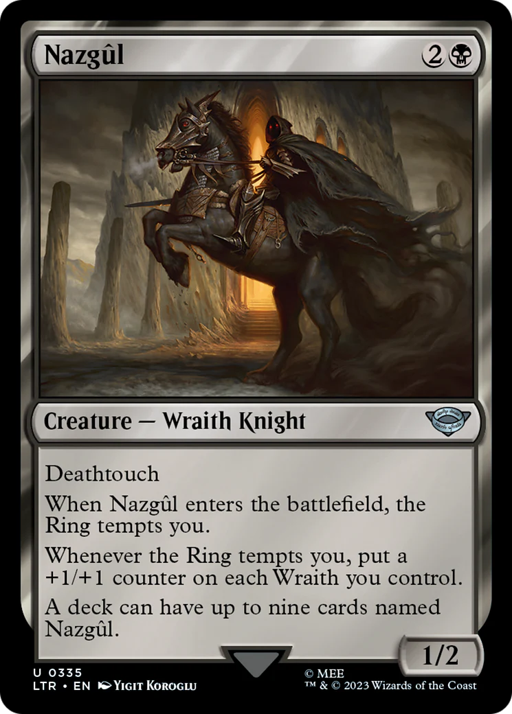 Nazgul (0335) (LTR-335) - The Lord of the Rings: Tales of Middle-earth - Magic The Gathering