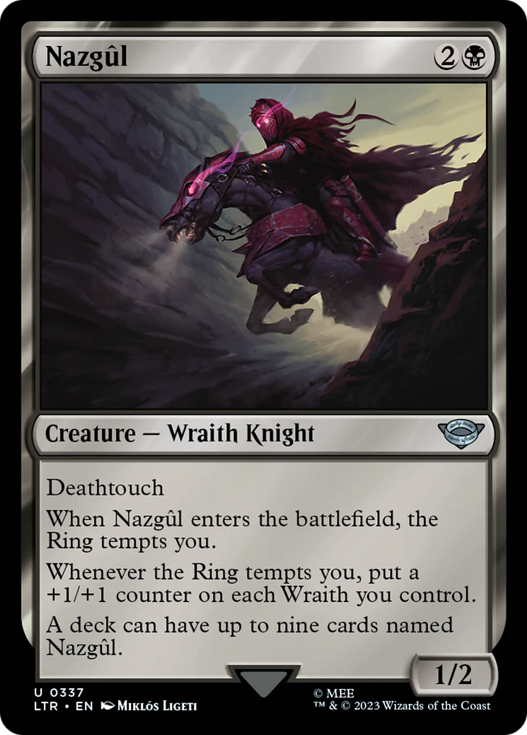 FOIL Nazgul (0337) (LTR-337) - The Lord of the Rings: Tales of Middle-earth - Magic The Gathering