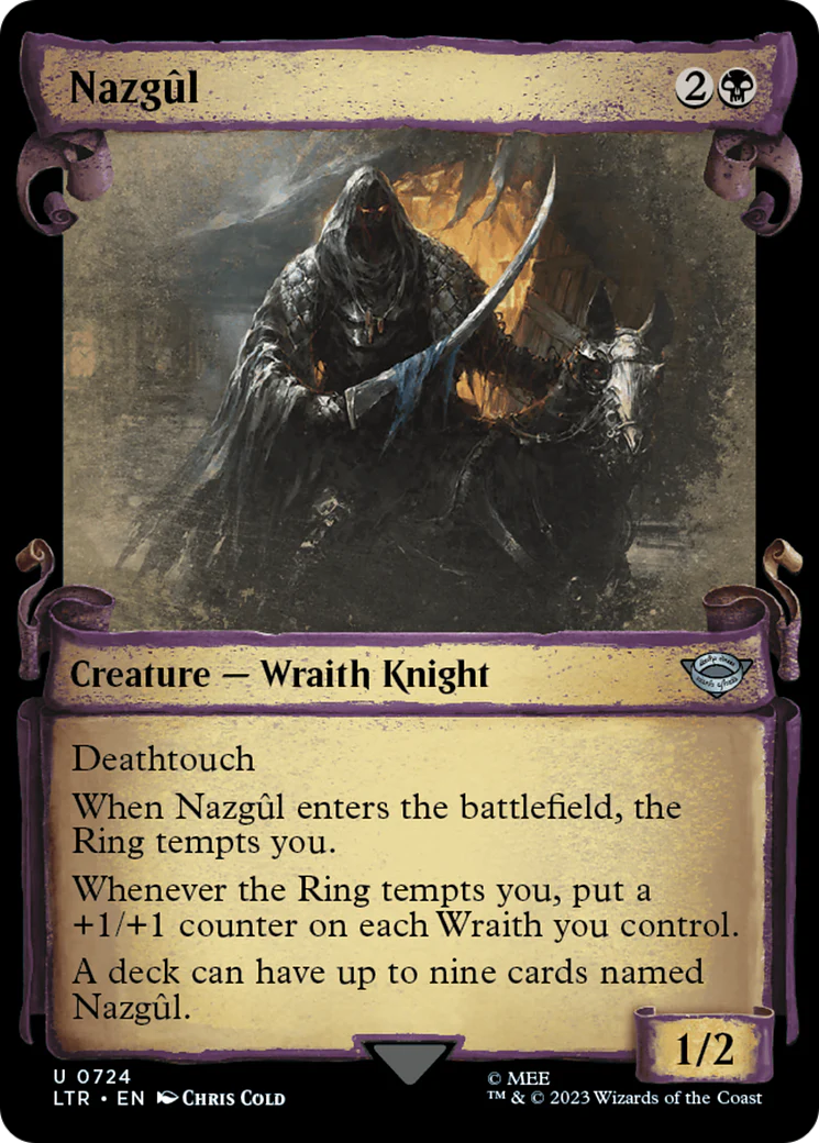 Nazgul (0724) (Showcase Scrolls) (LTR-724) - The Lord of the Rings: Tales of Middle-earth - Magic The Gathering