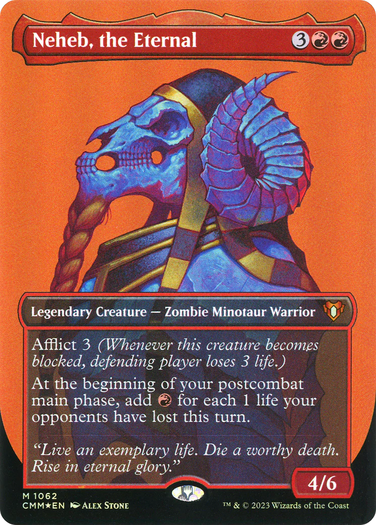 FOIL Neheb, the Eternal (Textured Foil) (CMM-1062) - Commander Masters - Magic The Gathering