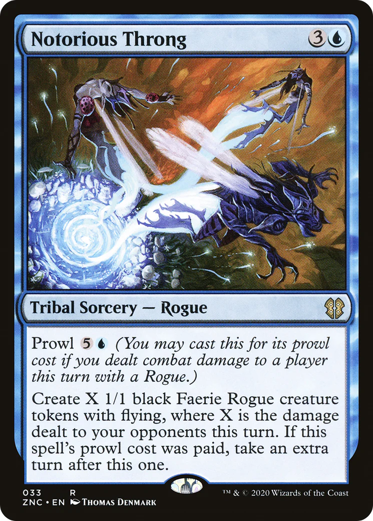 Notorious Throng (ZNC-033) - Zendikar Rising Commander - Magic The Gathering