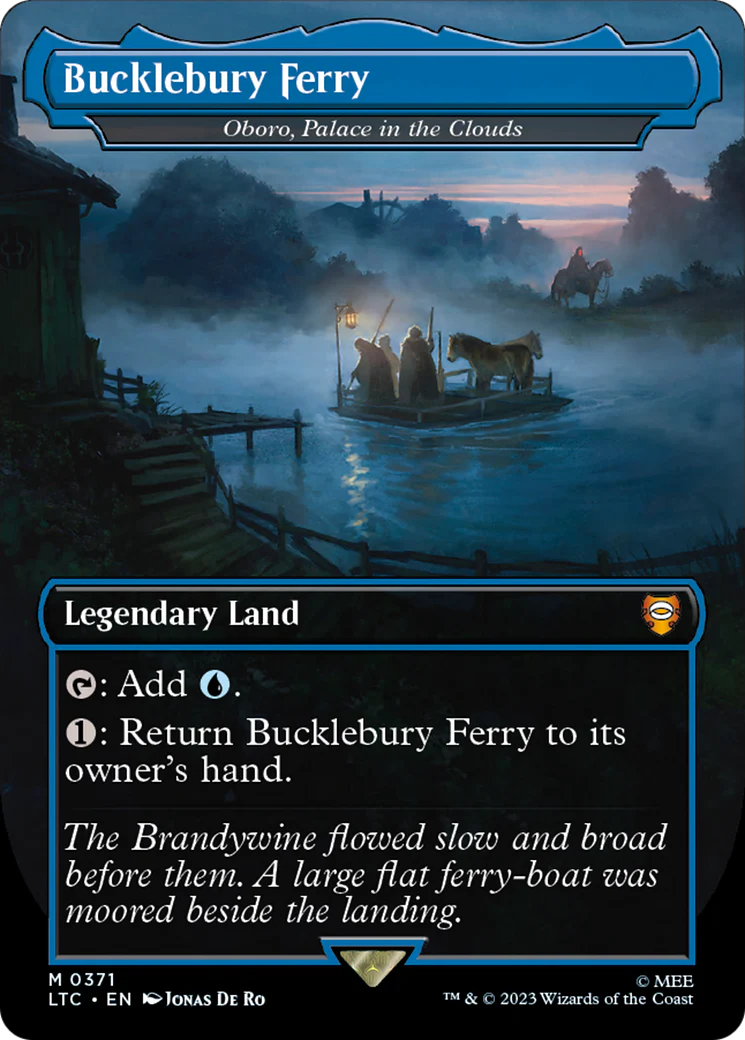 Bucklebury Ferry - Oboro, Palace in the Clouds (LTC-371) - Tales of Middle-earth Commander - Magic The Gathering