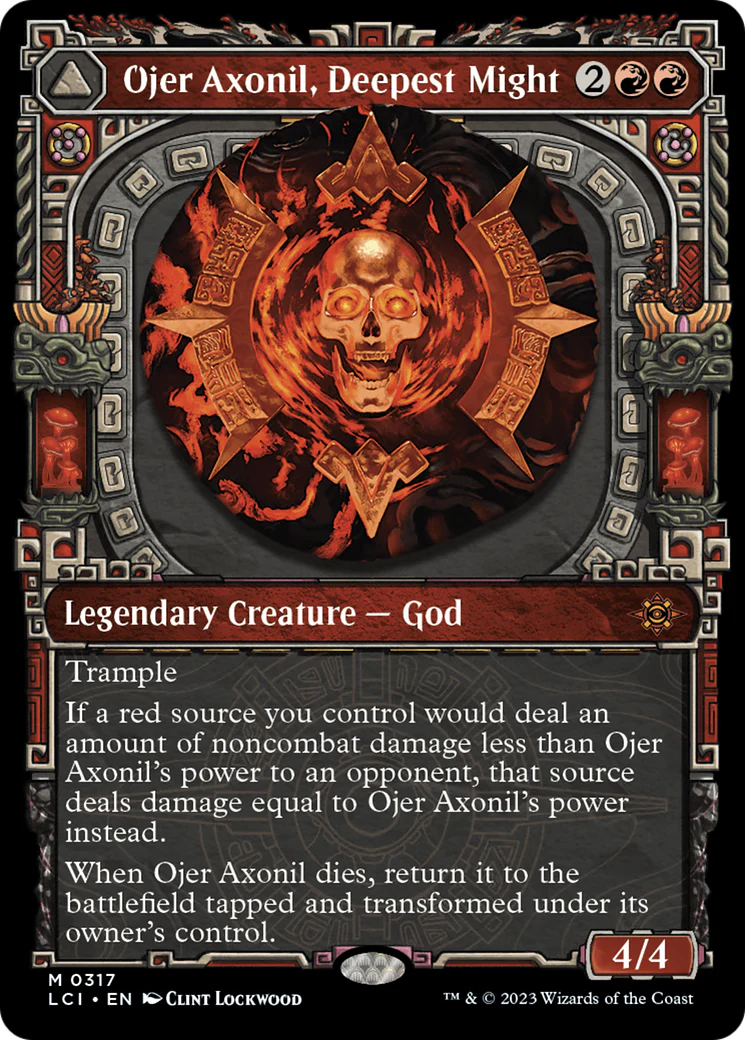 FOIL Ojer Axonil, Deepest Might (Showcase) (LCI-317) - The Lost Caverns of Ixalan - Magic The Gathering