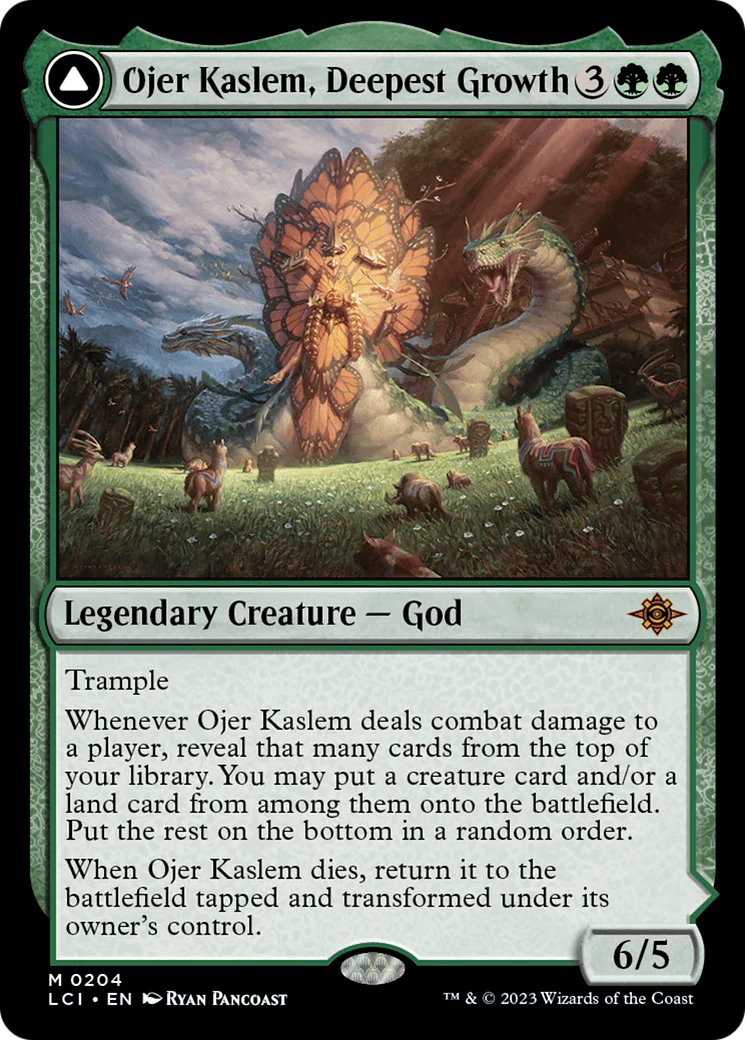 FOIL Ojer Kaslem, Deepest Growth (LCI-204) - The Lost Caverns of Ixalan - Magic The Gathering