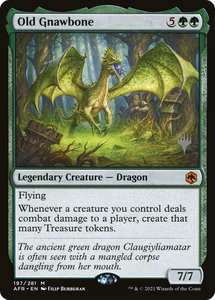 Old Gnawbone (PPAFR-197P) - Adventures in the Forgotten Realms Promos - Magic The Gathering
