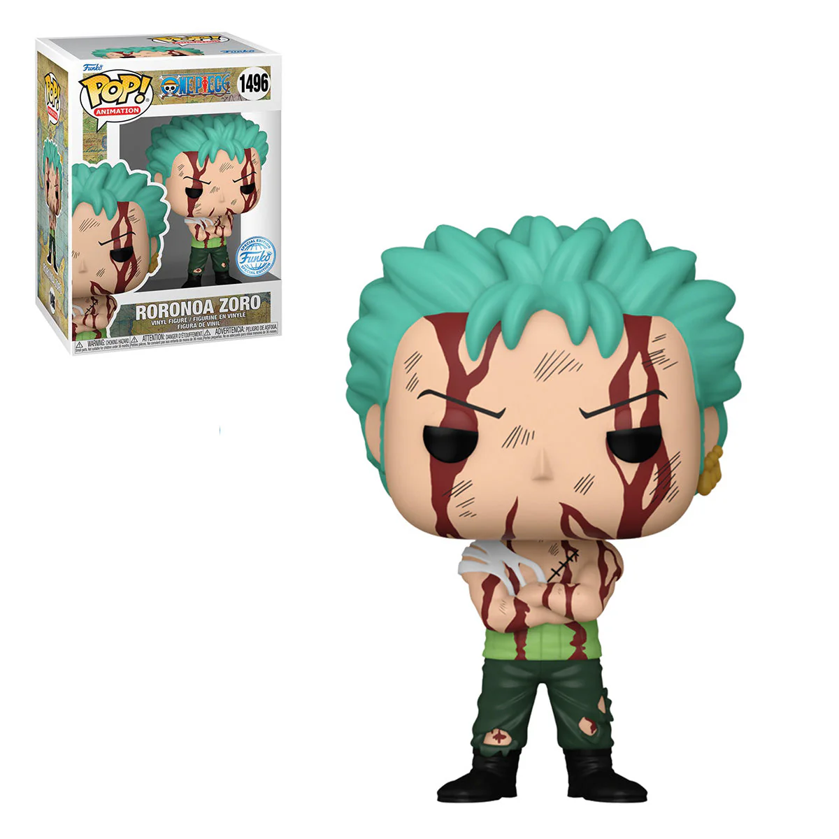 One Piece - Roronoa Zoro "Nothing Happened" Pop! Vinyl - Image 4