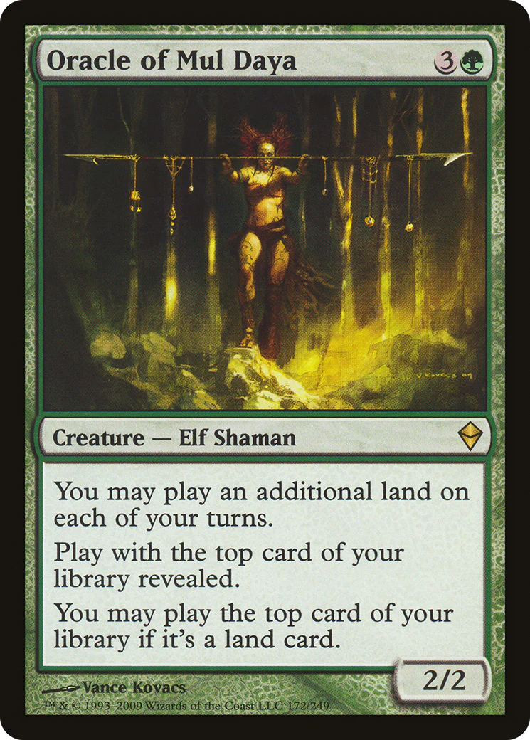 FOIL Oracle of Mul Daya (ZEN-172) - Zendikar - Magic The Gathering
