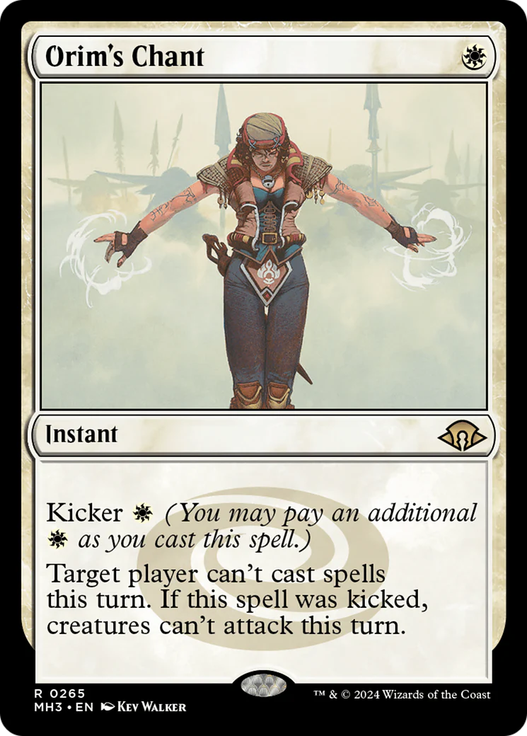 FOIL Orim's Chant (MH3-265) - Modern Horizons 3 - Magic The Gathering