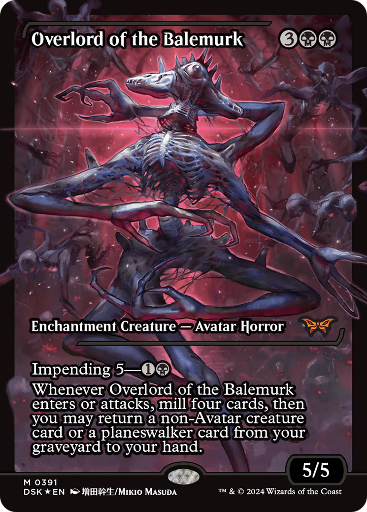 FOIL Overlord of the Balemurk (DSK-391) - Duskmourn: House of Horror - Magic The Gathering