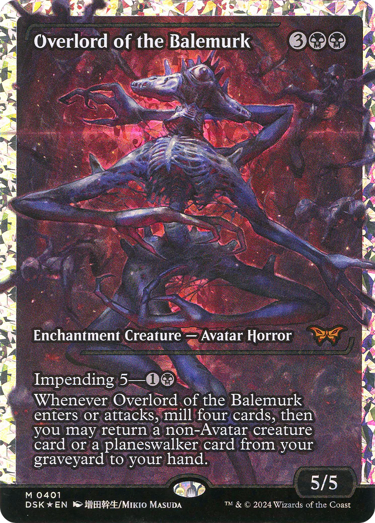 FOIL Overlord of the Balemurk (DSK-401) - Duskmourn: House of Horror - Magic The Gathering