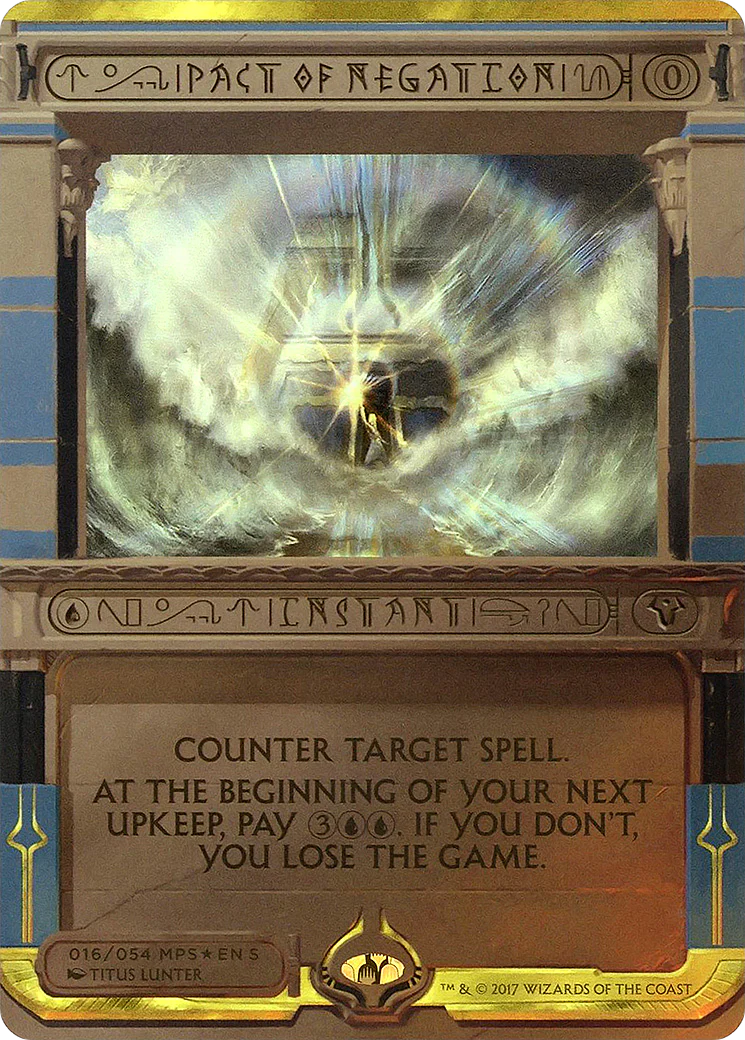 FOIL Pact of Negation (MPS2-016) - Amonkhet Invocations - Magic The Gathering