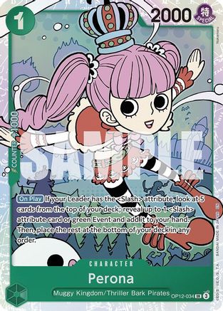 Perona (OP12-034) - Legacy of the Master