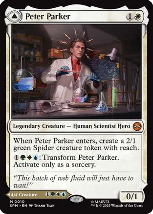 Peter Parker (SPM-010) - Marvel's Spider-Man - Magic The Gathering