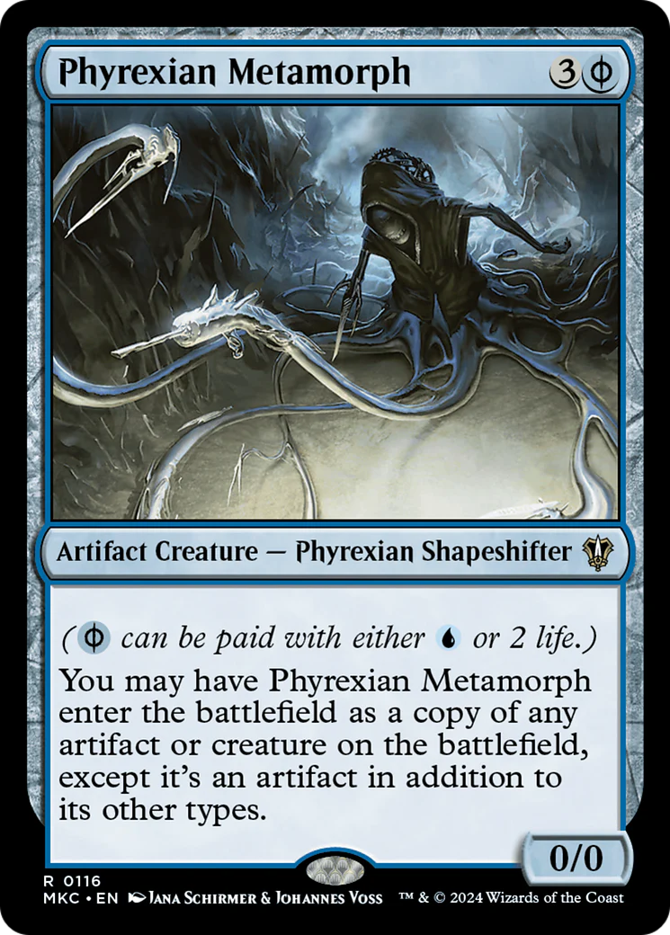 Phyrexian Metamorph (MKC-116) - Murders at Karlov Manor Commander - Magic The Gathering