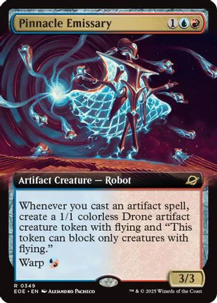 Pinnacle Emissary (Extended Art) (EOE-349) - Edge of Eternities - Magic The Gathering