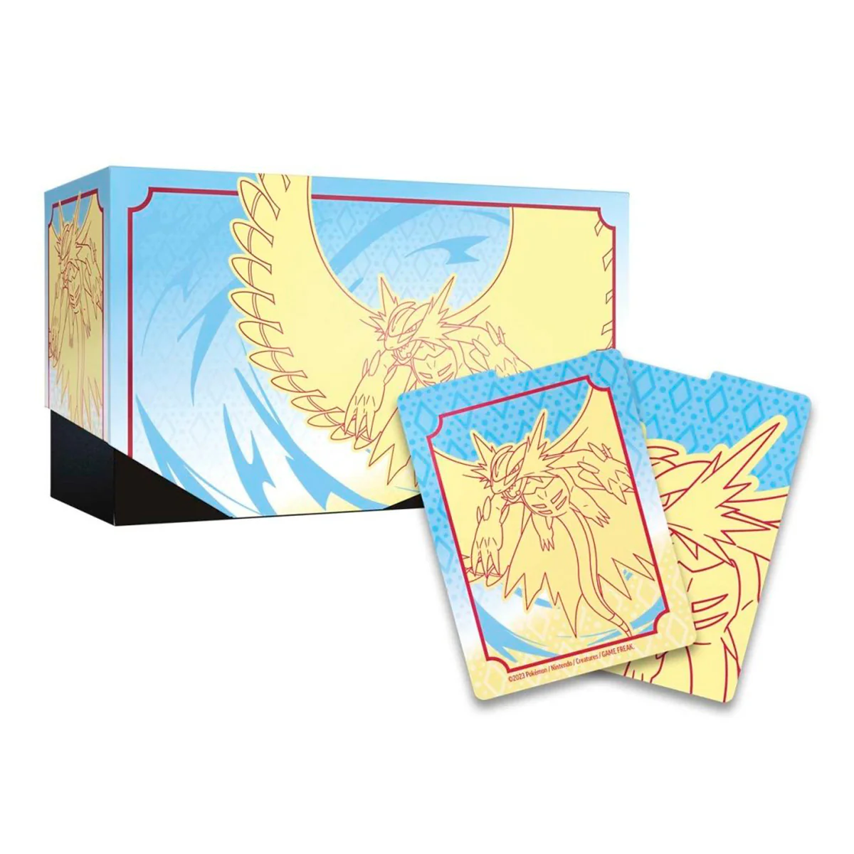 Pokemon Paradox Rift Iron Valiant Roaring Moon Pokemon Center Elite Trainer Box Pair - Image 10